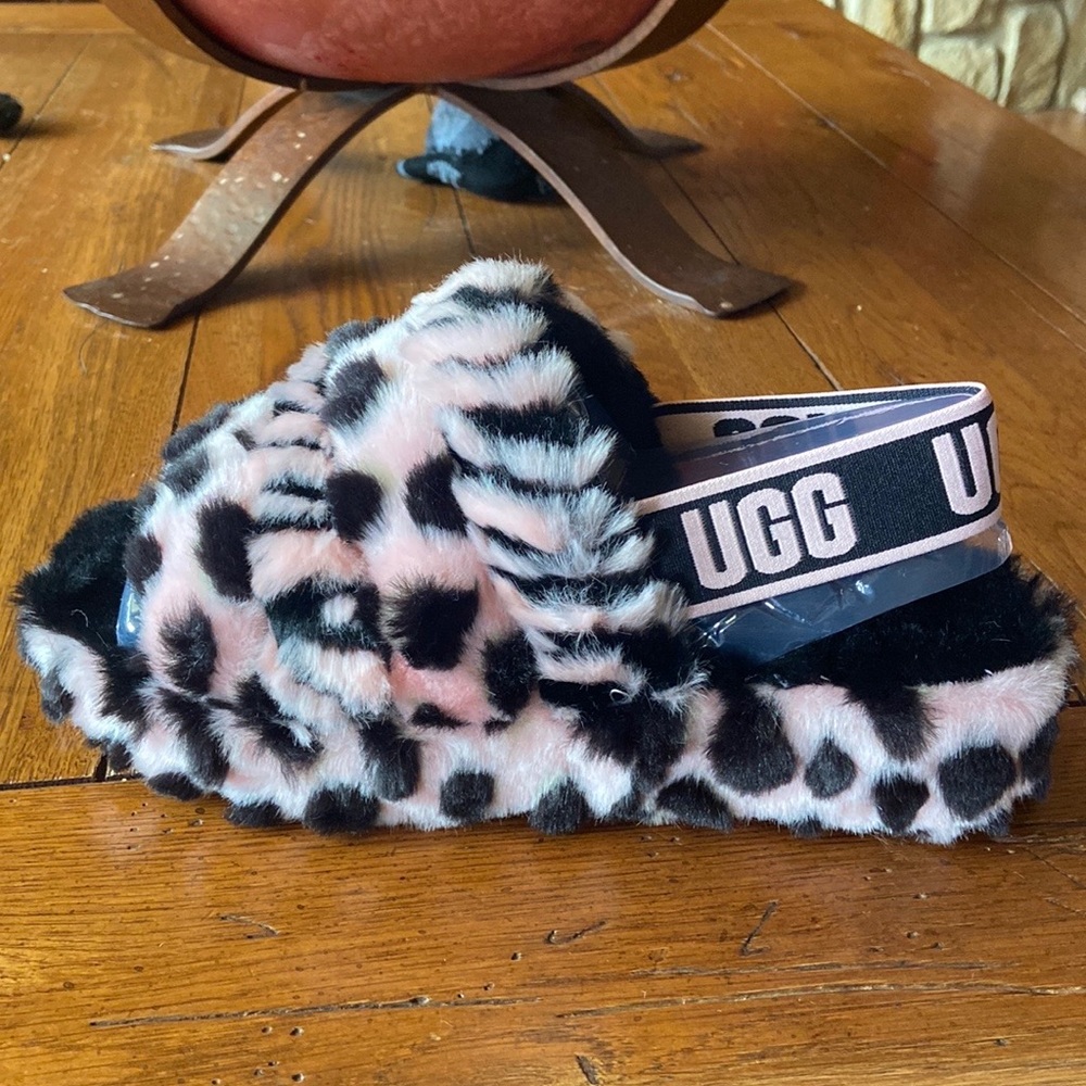 UGG w/Fluff Yeah Animalia Slippers